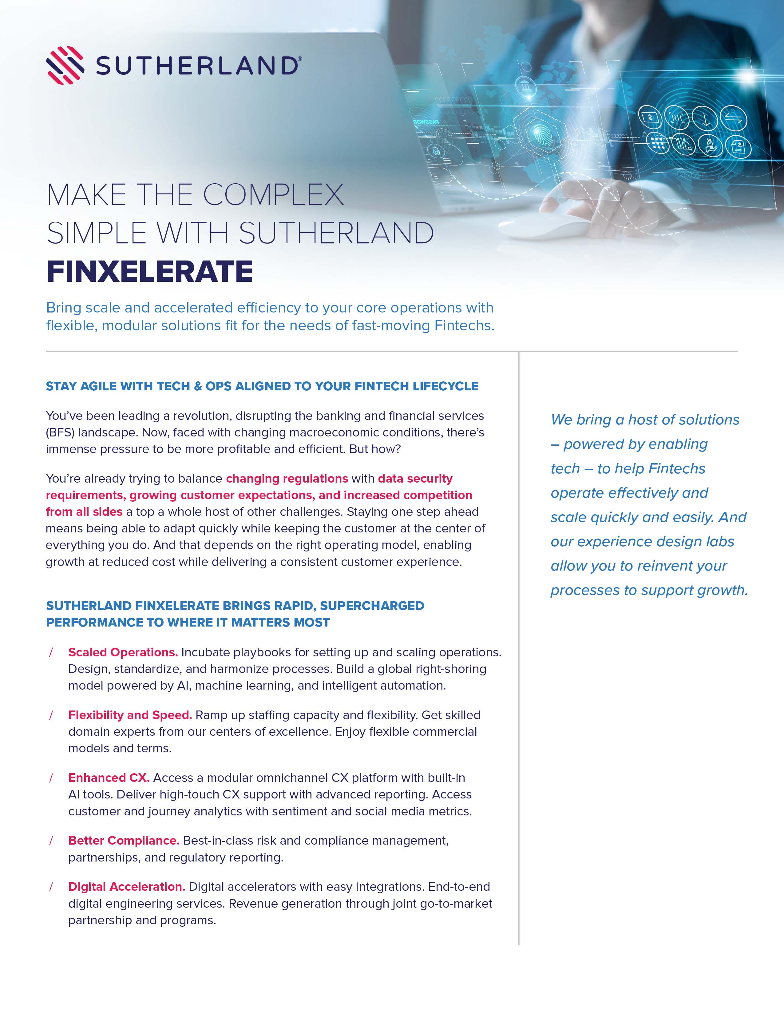 Make The Complex Simple With Sutherland FinXelerate