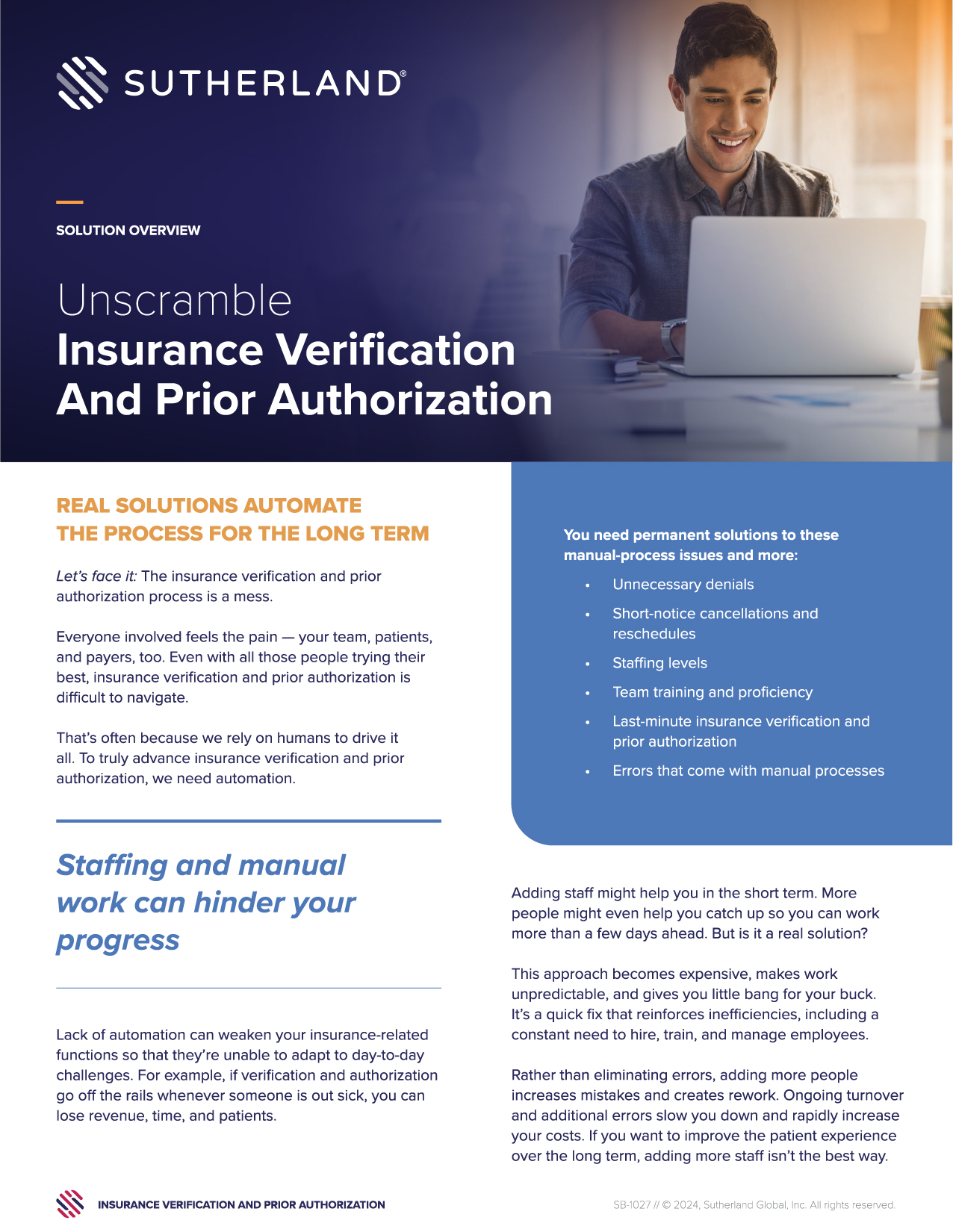 Unscramble Insurance Verification and Prior Authorization